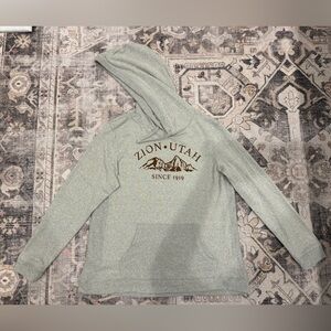 Zion Utah Women’s Gray Hoodie Sweater